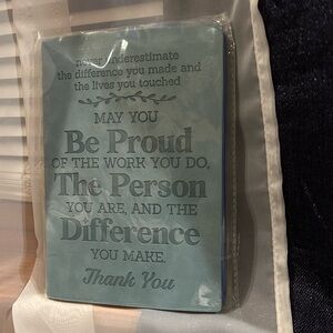 Inspirational Blue journal